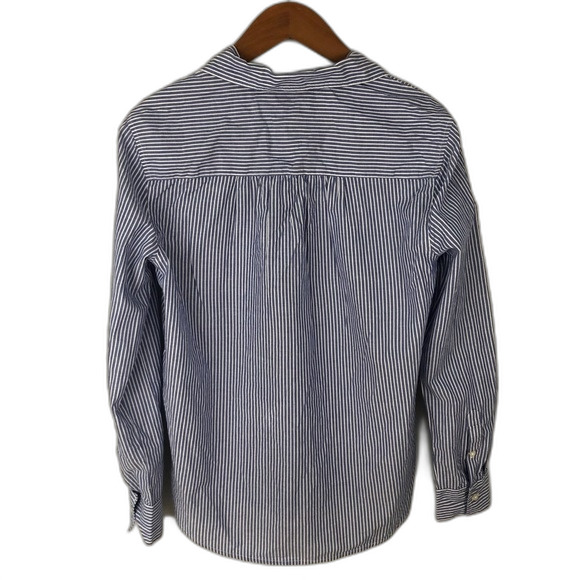 GAP Striped Lace-Up Popover Shirt NWT Size Small - Picture 3 of 13